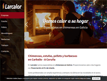 Tablet Screenshot of larcalor.com